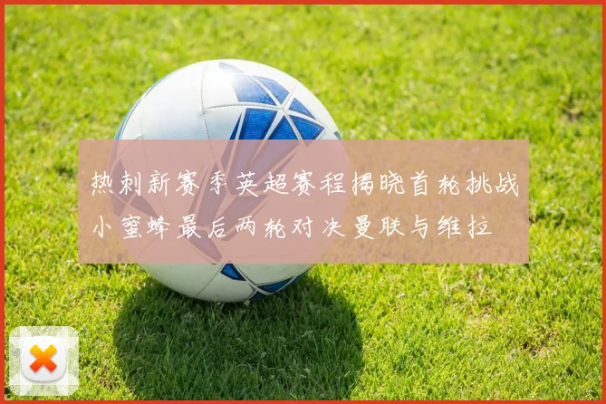 热刺新赛季英超赛程揭晓首轮挑战小蜜蜂最后两轮对决曼联与维拉